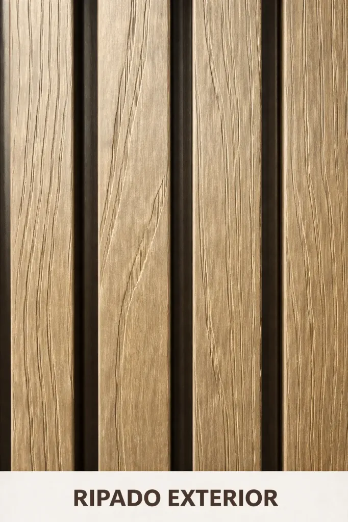 [RIPADO EXTERIOR LIGHT WALNUT] PAINEL RIPADO EXTERIOR LIGHT WALNUT